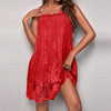 Plus Size Sexy Lace Slip Nightdress